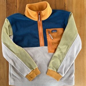 Patagonia Kids' Microdini 1/2-Zip Fleece Pullover.